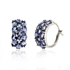 Orecchini in argento con Tanzanite
