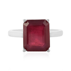 Anello in argento con Rubino del Madagascar