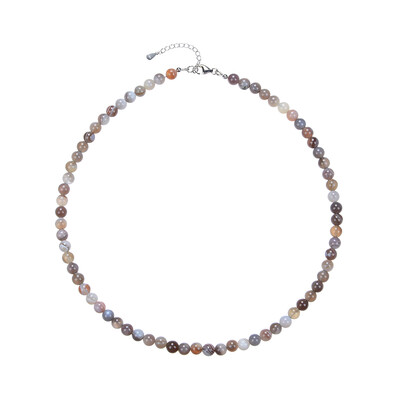Collana in argento con Agata Botswana