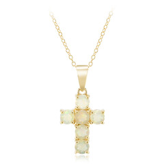Collana in argento con Opale di Welo