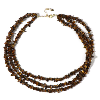 Collana in argento con Occhio di Tigre