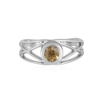 Anello in argento con Zircone Giallo