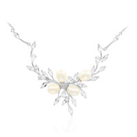 Collana in argento con Perla di Acqua Dolce