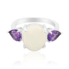 Anello in argento con Opale di Welo