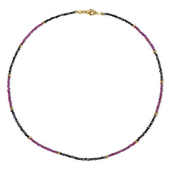 Collana in argento con Fosfosiderite