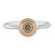 Anello in oro con Diamante Champagne SI2