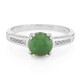 Anello in argento con Crisoprasio Imperiale
