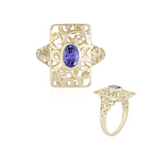 Anello in oro con Tanzanite AAA (Ornaments by de Melo)