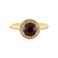 Anello in argento con Zircone Mogano