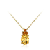 Collana in argento con Citrino