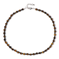 Collana in argento con Occhio di Tigre