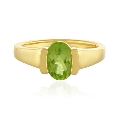 Anello in argento con Diopside Russo