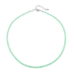 Collana in argento con Smeraldo Colombiano