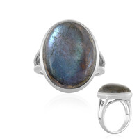Anello in argento con Labradorite