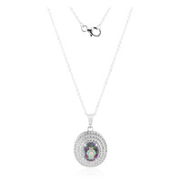 Collana in argento con Quarzo Mistico