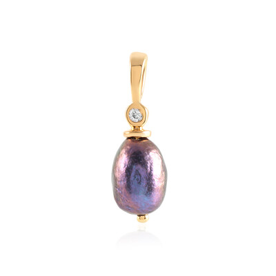 Ciondolo in argento con Perla Mistica d'Acqua Dolce
