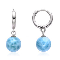 Orecchini in argento con Larimar