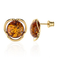 Orecchini in argento con Ambra Baltica