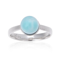Anello in argento con Larimar