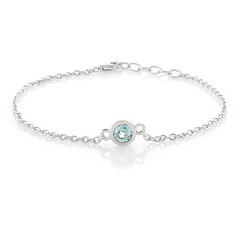 Bracciale in argento con Zircone Ratanakiri