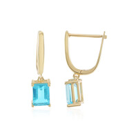 Orecchini in argento con Topazio Paraiba