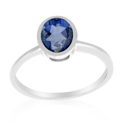 Anello in argento con Fluorite Cangiante