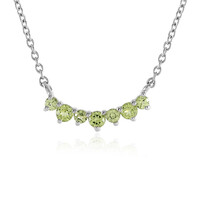 Collana in argento con Peridoto