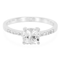 Anello in argento con Goshenite