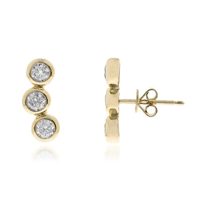Orecchini in oro con Diamante I1 (H) (CIRARI)
