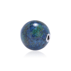 Ciondolo in argento con Malachite Azzurrite