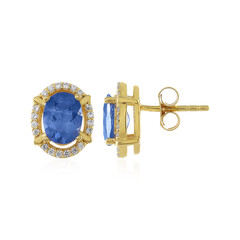 Orecchini in argento con Fluorite Cangiante