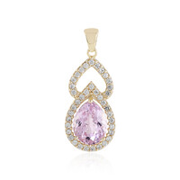 Ciondolo in oro con Kunzite Patroke