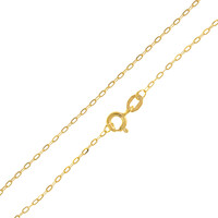 Catenina  in oro giallo ad ancora - 45 cm - 0,7 g