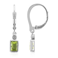 Orecchini in argento con Peridoto