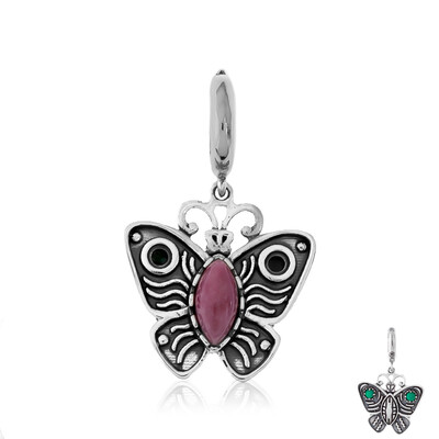 Ciondolo in argento con Rodonite (Desert Chic)