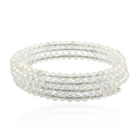 Bracciale in acciaio con Topazio Bianco (Riya)