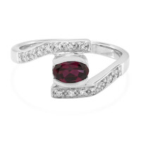 Anello in argento con Rodolite Rajasthan