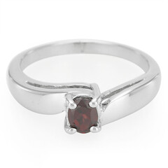 Anello in argento con Rodolite Brasiliana