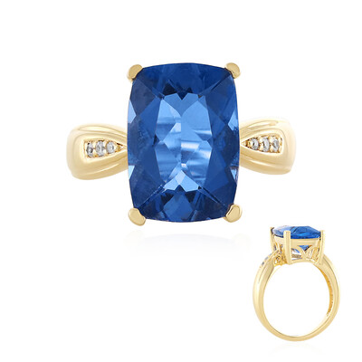 Anello in argento con Fluorite Cangiante