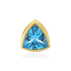 Ciondolo in argento con Topazio Blu Svizzero