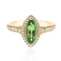 Anello in oro con Tsavorite AAA (CIRARI)