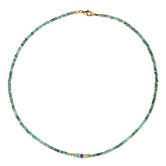 Collana in argento con Smeraldo Socoto
