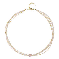 Collana in argento con Perla di Acqua Dolce