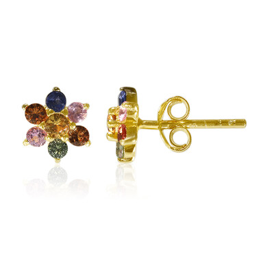 Orecchini in argento con Zaffiro Giallo