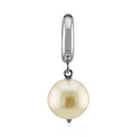 Ciondolo in argento con Perla Dorata dei Mari del Sud Kabira (TPC)