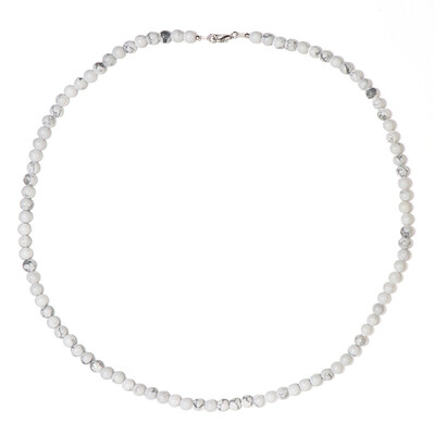 Collana in argento con Howlite