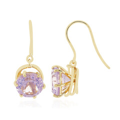 Orecchini in oro con Quarzo Lavanda (PHANTASIA)
