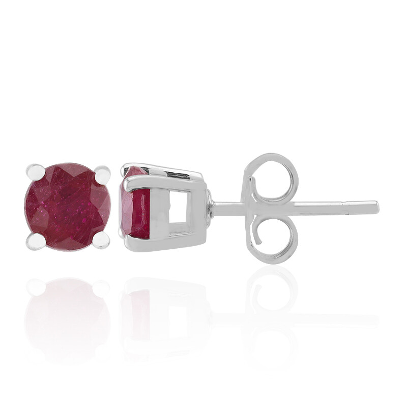 StarGems® Ping Un noeud 0.48cttw Moissanite Boucles d'oreilles en