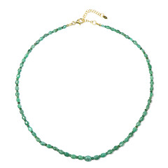 Collana in argento con Smeraldo Zambia