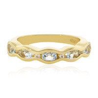 Anello in argento con Topazio Blu Cielo